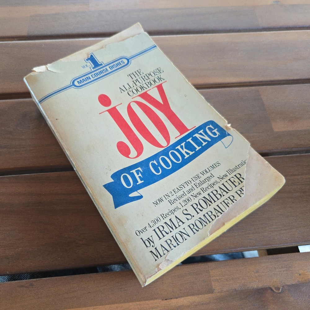 VTG Joy Of Cooking Book Vol 1 Irma Rombauer 1974 Paperback Signet Recipes USA PB